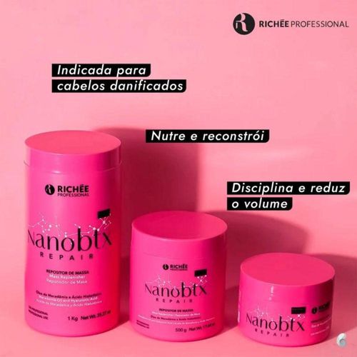 Richée Nano Btx Repair - Repositor de Massa 250g