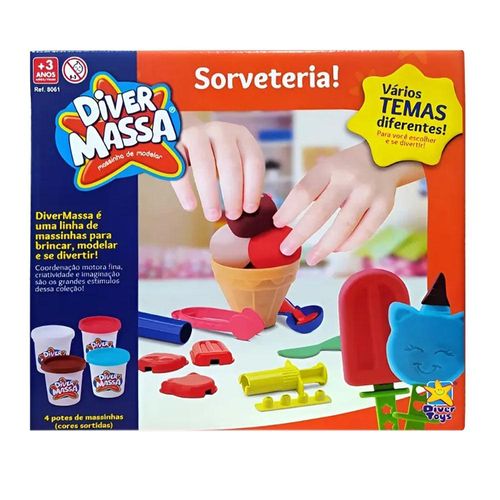 Kit Massinha Sorveteria Divertoys