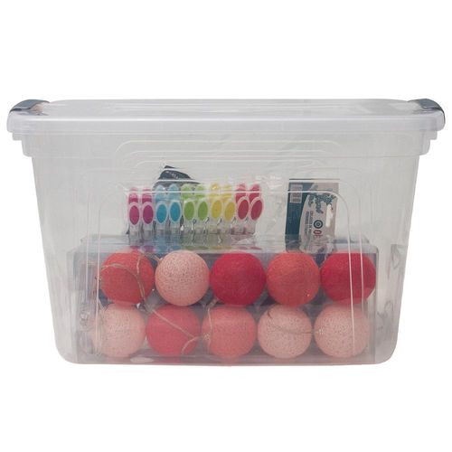 Organizador 30 Litros São Bernardo OR22 Transparente