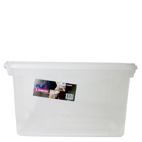 Organizador 68 Litros Sanremo Flex SR971 Cristal