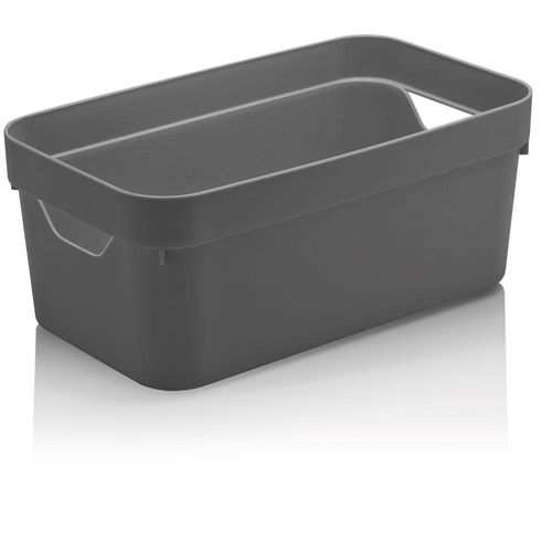 Caixa Organizadora 5,3 Litros Ou Cube CC200 Chumbo