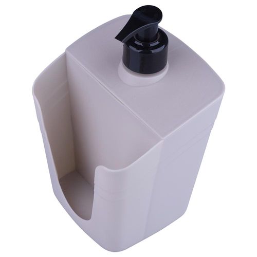 Dispenser Porta Detergente e Esponja 650Ml LP House Bege