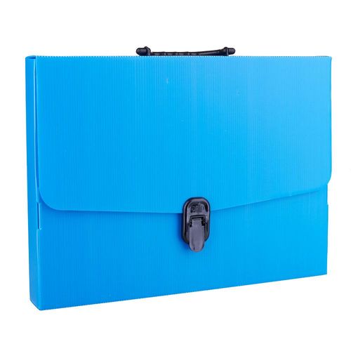 Maleta Escolar Dello Poliondas com Alça Azul