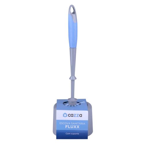 Escova Sanitária com Suporte Flux Cazza Azul