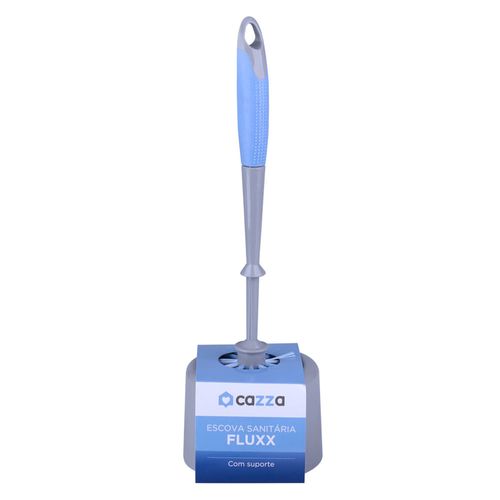 Escova Sanitária com Suporte Flux Cazza Azul
