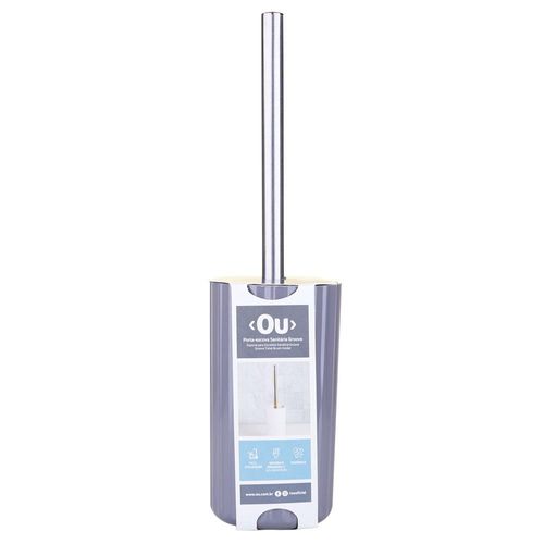 Escova Sanitária com Suporte Ou Vitra SS735 Groove Chumbo