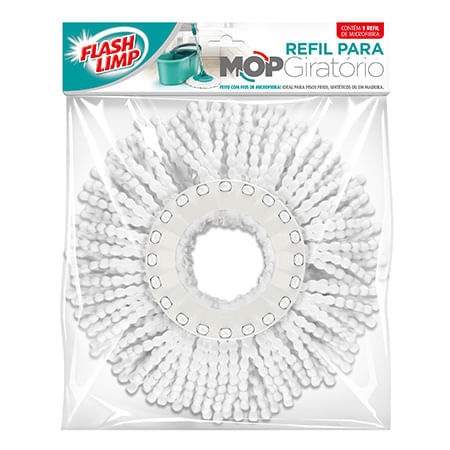 Refil para Mop Giratório Flash Limp