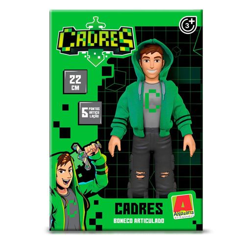 Boneco Youtuber Gamer de Vinil 22cm Cadres Algazarra