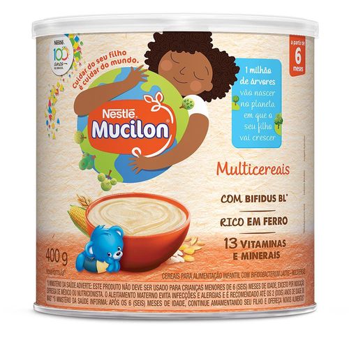 Mucilon Multicereais Lata 400G