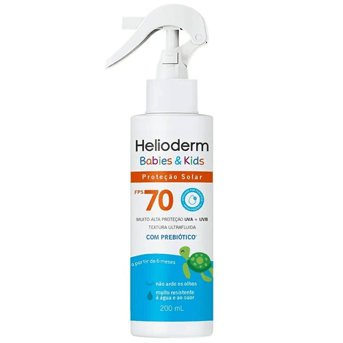 Protetor Solar Helioderm Spray Babies & Kids FPS 70 200ml