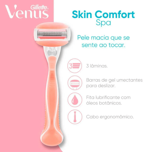 Carga para Aparelho de Depilar Gillette Venus SPA com 2 unidades