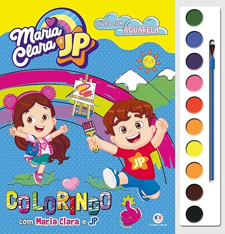 Livro Colorindo com Maria Clara e JP - Ciranda Cultural