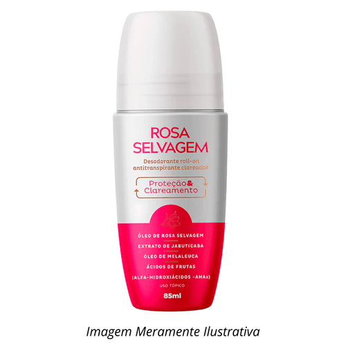 Desodorante Roll-on Clareador Rosa Selvagem Karité 85ml
