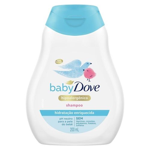 Shampoo Baby Dove Hidratação Enrriquecida com 200ML