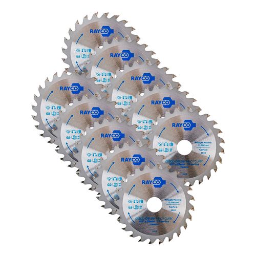 Kit 10 Serras de Vídea 3/8" Rayco 12474