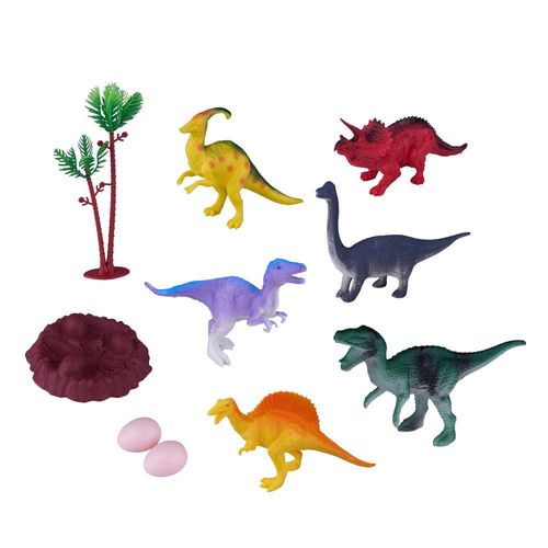 Conjunto 6 Dinossauros Fun World Play&Fun