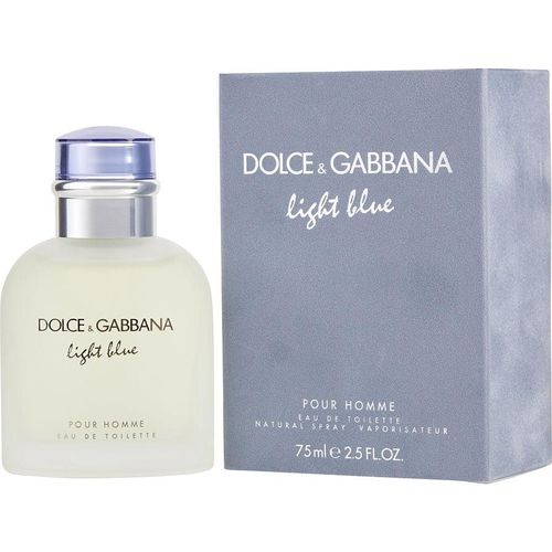 Perfume Masculino D & G Light Blue Dolce & Gabbana Eau De Toilette Spray 75 Ml