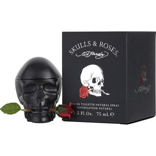 Perfume Masculino Ed Hardy Skulls & Roses Christian Audigier Eau De Toilette Spray 75 Ml