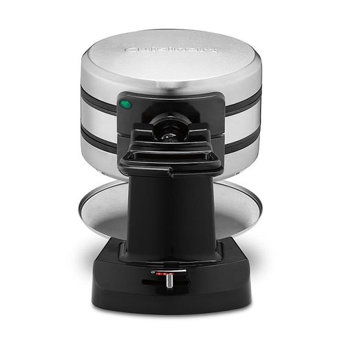 Cuisinart - Máquina de Waffle Belga Duplo Flip - Aço Escovado-WAF-F40