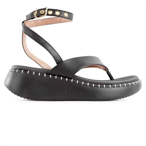 Sandália Vizzano Anabela Com Fivela Feminina