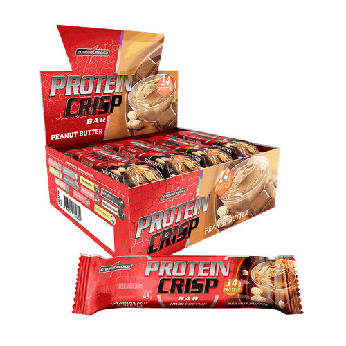 Barra de Proteína Integralmedica Protein Crisp 540g 12 unidades