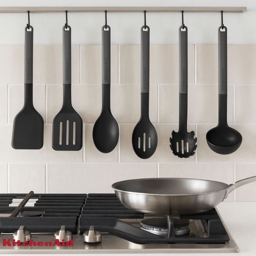 Jogo Utensilios de Cozinha Completo 6 Peças Cinza KitchenAid