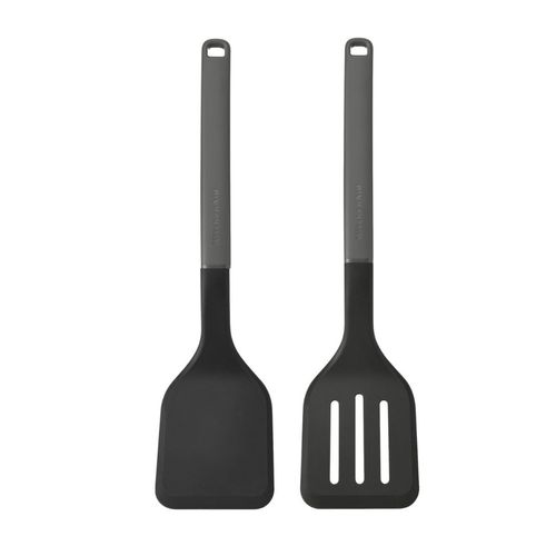 Jogo Espátula Turner e Perfurada Cozinha Cinza KitchenAid