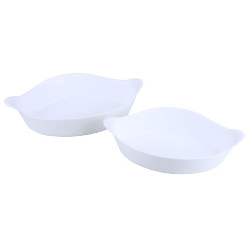 Conjunto de Assadeiras Opaline Oval com 2 Unidades Nadir