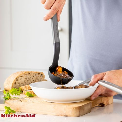 Concha Nylon Sopa Caldo Cozinha Prática Cinza KitchenAid