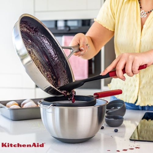 Espátula Clássica Silicone Confeitaria Vermelha KitchenAid
