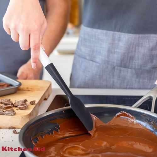 Espátula Pão Duro Raspadora em Silicone Branca KitchenAid