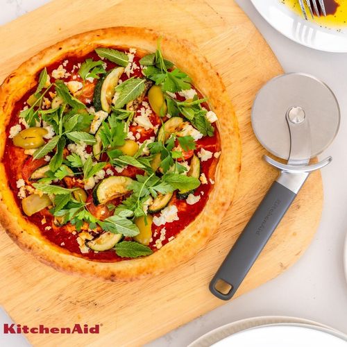 Cortador de Pizza Lâmina Inox  Profissional Cinza KitchenAid