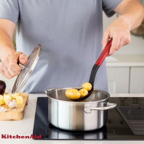Colher Perfurada Servir Nylon Multiuso Vermelha KitchenAid