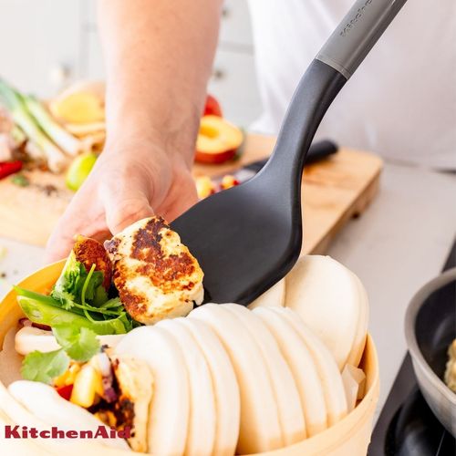 Espátula Turner Sólida em Nylon Cozinha Cinza KitchenAid
