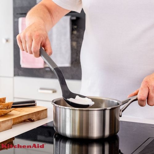 Colher Perfurada para Servir Nylon Multiuso Cinza KitchenAid