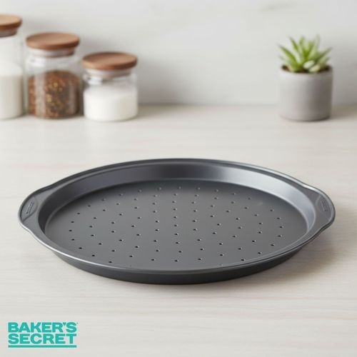 Forma Pizza Perfurada Antiaderente 39cm Pizzaiolo Massa Aço