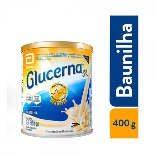 Glucerna Pó Suplemento Nutricional Sabor Baunilha Lata 400G