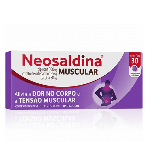 Neosaldina Muscular com 30 comprimidos