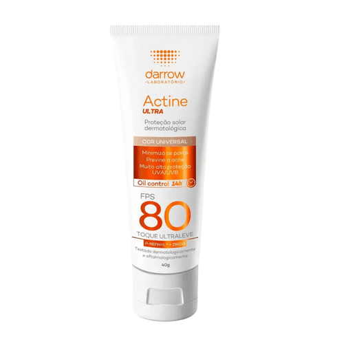 Protetor Solar Facial FPS 80 Actine Ultra Universal 40g