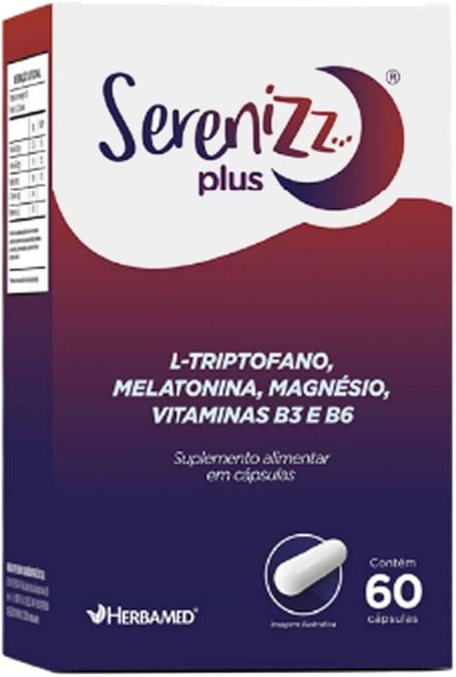 Serenizz Plus 500mg Herbamed 60 Cápsulas