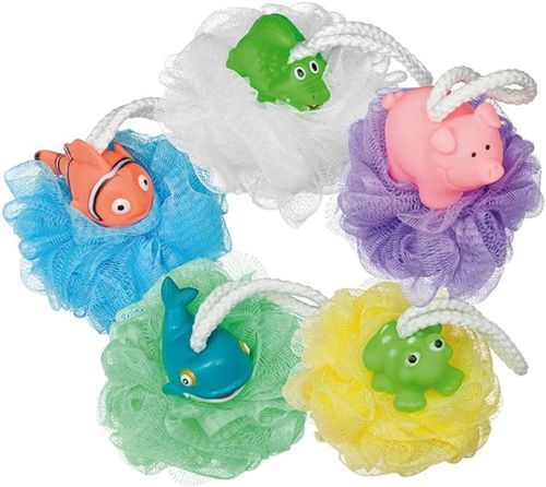 Esponja Ricca Para Zoo Banho Kids 1 Unidade (Diversas Cores)