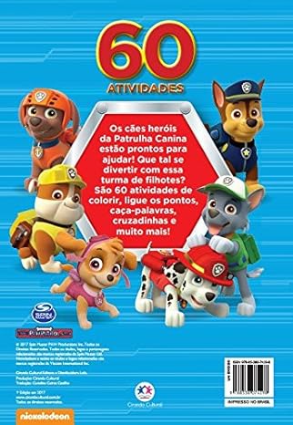 Patrulha Canina 60 Atividades - Ciranda Cultural