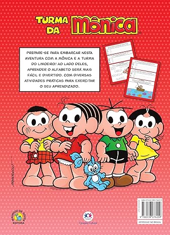 Livro Turma da Mônica - Vamos Aprender o Alfabeto-  Ciranda Cultural