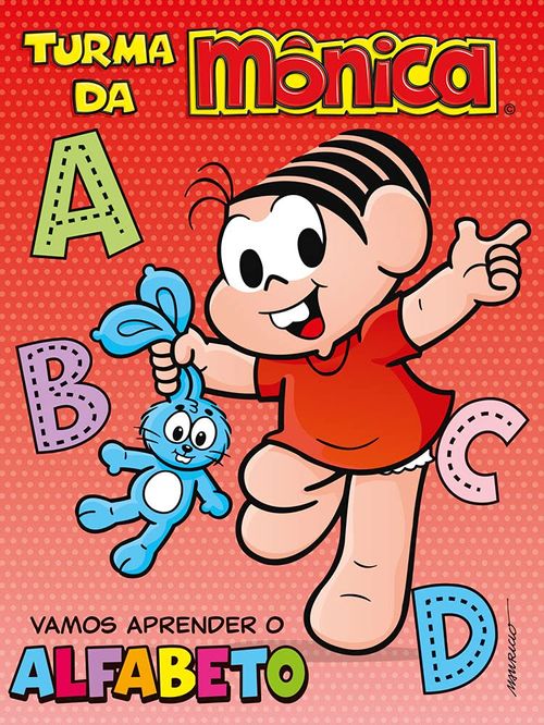 Livro Turma da Mônica - Vamos Aprender o Alfabeto-  Ciranda Cultural