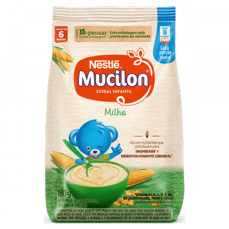 Mucilon Cereal Infantil Milho com 180g