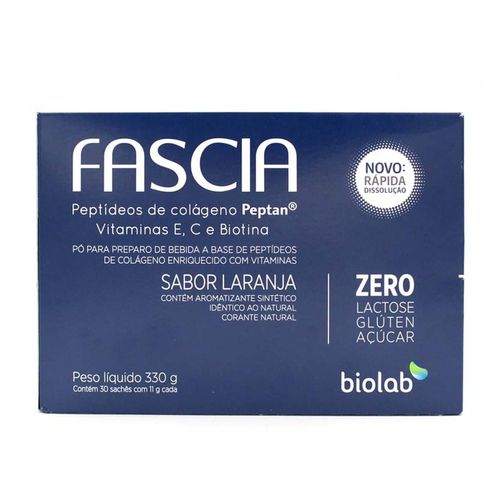 Fascia sabor laranja com 30 sachês 330g