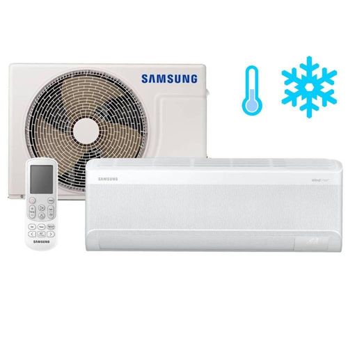 Ar Condicionado Split Inverter Samsung WindFree AI 12000 BTUs Frio 220V AR12DYFAAWKXAZ