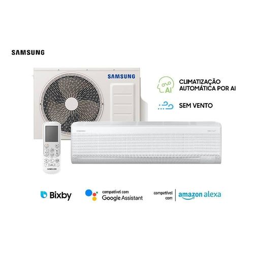 Ar Condicionado Split Inverter Samsung WindFree AI 18000 BTUs Frio 220V AR18DYFAAWKXAZ