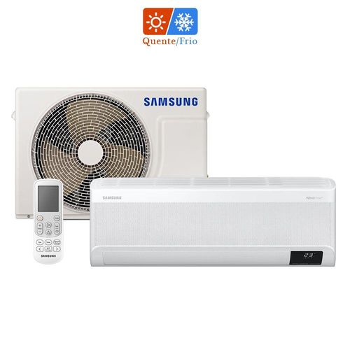 Ar-Condicionado Split Inverter Samsung WindFree Connect 18000 BTUS Quente e Frio 220V AR18BSEAAWKXAZ