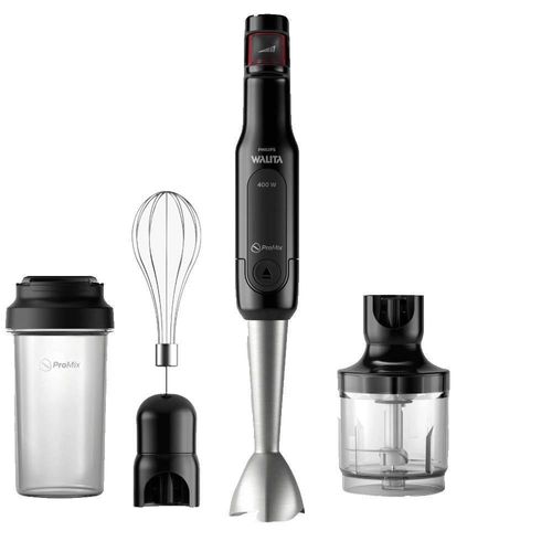 Mixer Philips Walita Pro Mix 3 em 1 Preto Inox 400W 127V RI2622/72